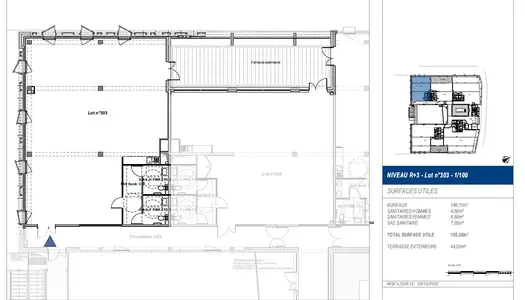 Bureaux neufs 165 m2 