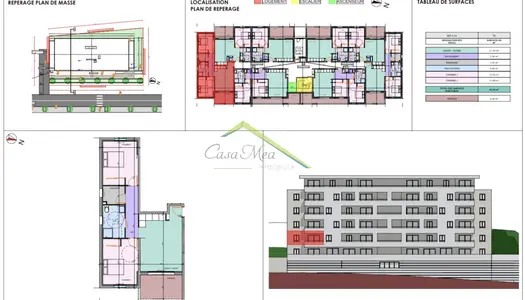 BASTIA SUD - T3 de 62.20m2 avec une terrasse de 8.4m2 