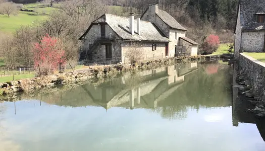 Authentique Moulin à eau à vendre - Sénezergues (Cantal) 
