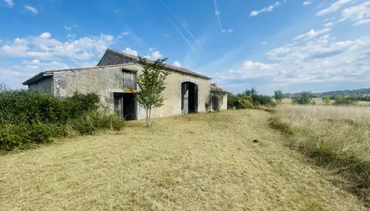 Grange pour stockage avec terrain 