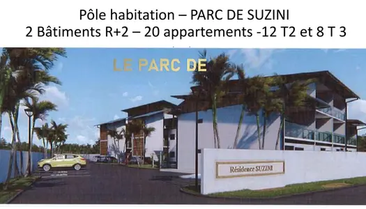 RESIDENCE PARC DE SUZINI TYPE T3 RDC - 57.66m2 - REMIRE MONT 