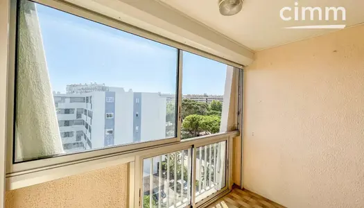 ACHAT - SAINT CYPRIEN PLAGE - STUDIO AVEC LOGGIA - 5EME ETAGE - CAVE - 