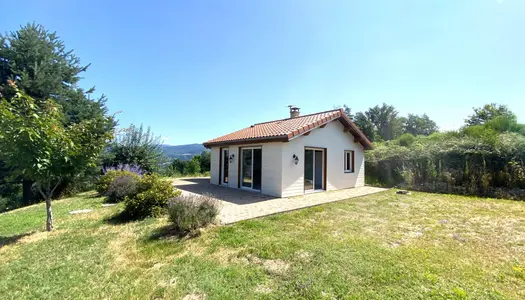 Maison type chalet avec terrain, garage et vue panoramique