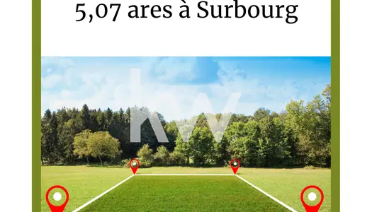 VENTE d'un terrain de 507 m² à SURBOURG 
