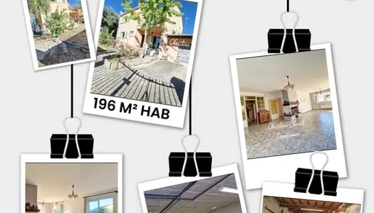 Dpt Hérault (34), à vendre LUNEL maison P6 de 196m² - Terrain de 512,00 m² 
