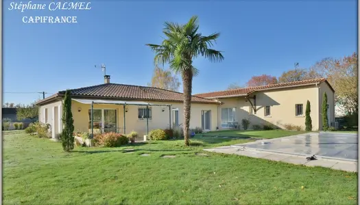 Dpt Dordogne (24), à vendre LA FORCE - Au calme - maison plain-pied 150 m² - 4 chambres - Piscine 