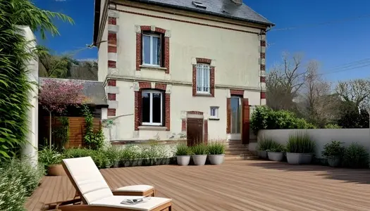 À vendre maison de 125 m² 8 pièces sur la côte fleurie - terrain 450 m² 