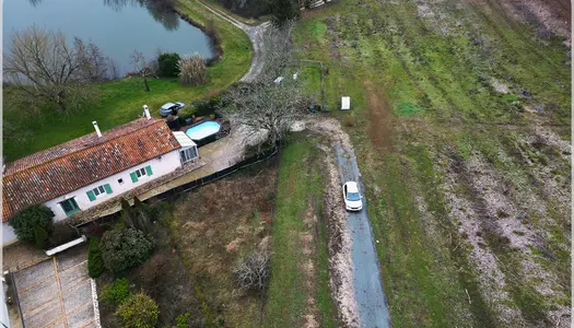 Dpt Dordogne (24), à vendre SIORAC DE RIBERAC maison P5 de 134 m² - Terrain forestier de 85000 m² 