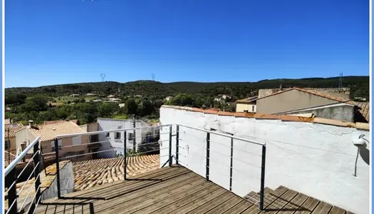 Dpt Hérault (34), à vendre proche Pezenas maison P4 avec double terrasse 