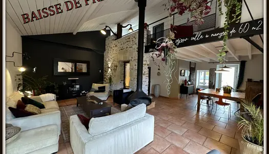 Dpt Loire Atlantique (44), à vendre MAISON DE CHARME de 220 m² hab avec chambre et salle de bains 