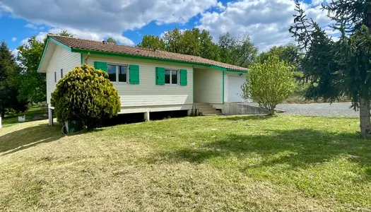 Maison 80 m², 3 chambres, garage et terrain 