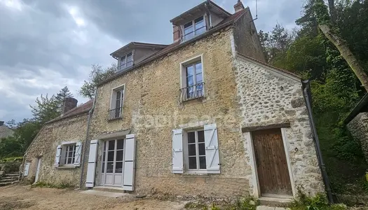 Dpt Essonne (91), à vendre CHALO SAINT MARS maison 7 pièces, 2 caves voûtées sur terrain clos de 