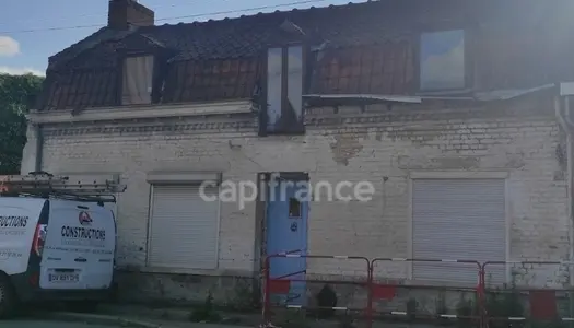 Dpt Pas de Calais (62), à vendre BUSNES maison P5 de 90 m² 