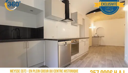 Maison de 128m2 habitables au centre de Meysse 