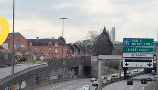 Place de parking aérienne proche Lille Flandres et axes autoroutiers