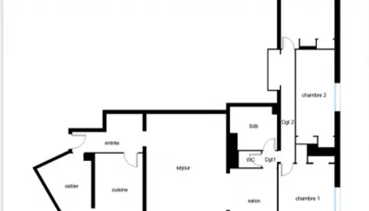 Appartement 5 pièces 110 m²