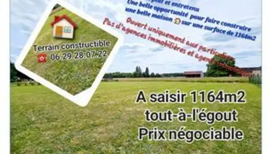 À SAISIR-TERRAIN À BÂTIR-PRIX NÉGOCIABLE 