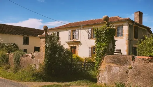 À vendre, proche de Mielan (Gers): Charmante maison gasconne avec garage, granges/grenier