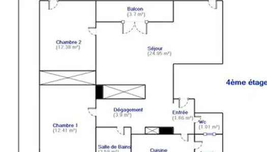 T4 + loggia 69 m2 