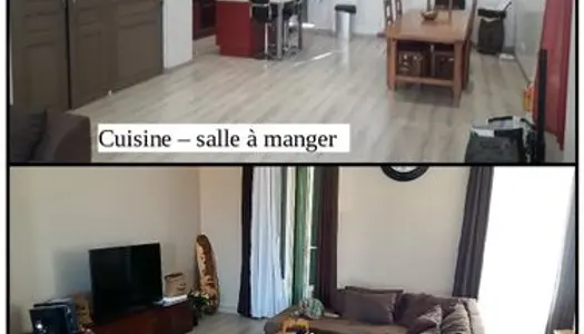 Maison meublée tout équipée avec 3 chambres + bureau - Proche Perpignan 