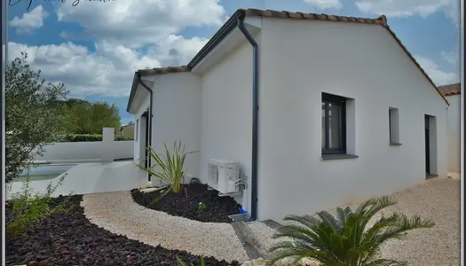 Dpt Hérault (34), à vendre MARGON maison P4 avec piscine et garage 