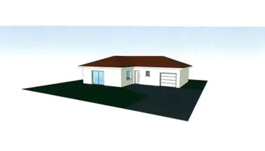 Maison plain pied de 90m² + garage de 21m²