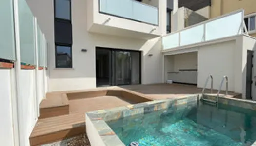 CANET PLAGE, Villa neuve avec piscine et garage