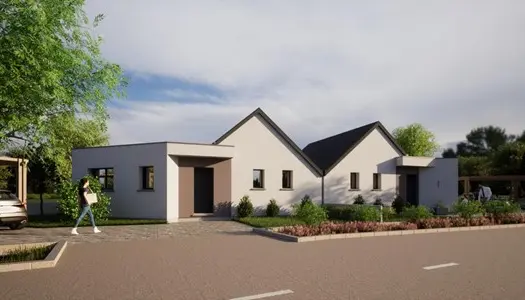 Terrain constructible + maison de plain pied de 65 m² avec jardin à Willer-Sur-Thur