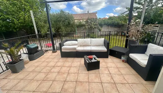 VILLA PLAIN PIED 108M², PARCELLE 501M²,TERRASSE, GARAGE 