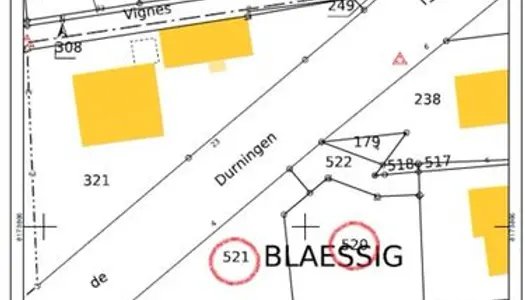 Kochersberg : terrain constructible + de 11 ares 