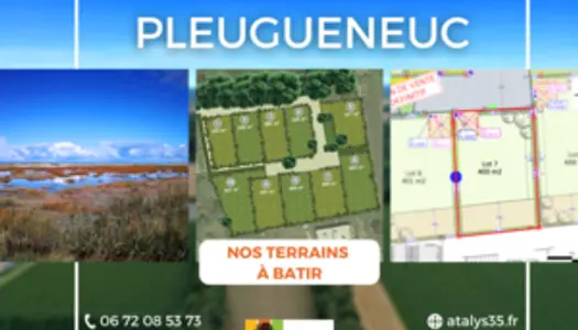 Terrain viabilisation & Libre de constructeur à PLEUGUENEUC