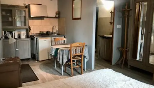 Studio meublé 25 m2 avec extérieur pour une personne 