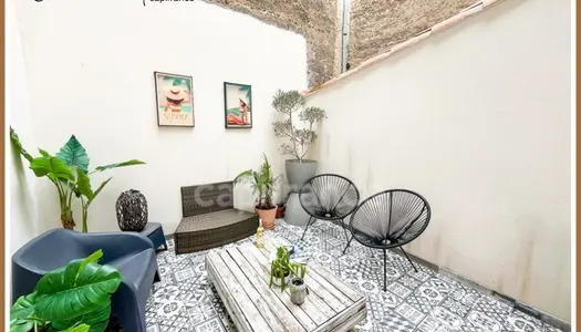 Dpt Hérault (34), à vendre PEZENAS maison P7 de 158m² habitable avec cour intérieure 