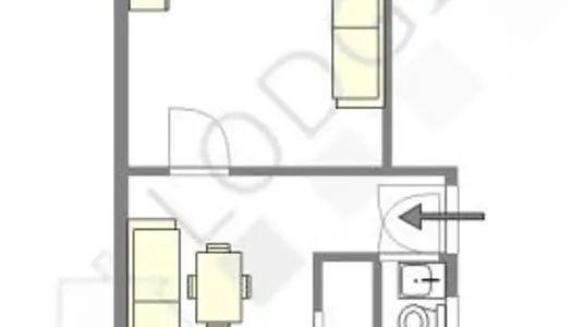 Appartement 2 pièces 24 m² 