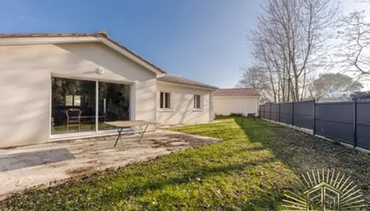 Maison récente 98m2 avec 3 chambres sur un jardin de 649m2 