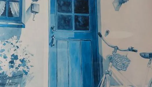 La maison a la porte bleue 