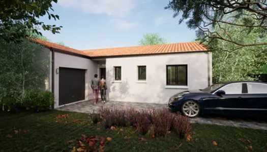 Projet de construction d'une maison neuve de 95.07 m² avec terrain à L'AIGUILLON-SUR-VIE (85) 