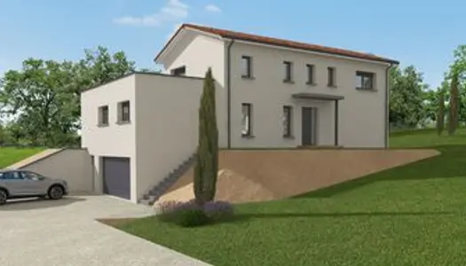 Projet de construction d'une maison 147 m² avec terrain à PUYGAILLARD-DE-QUERCY (82) au prix de 