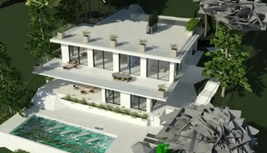 Projet Villa 340 m2 sur terrain 2133 m2 La Turbie colle à Monaco, Cap - d'Ail, Éze, Beausoleil
