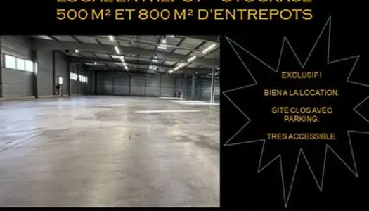 Locaux de stockage - Entrepôt de production de 500 à 1200 m² à Belfort En Exclusivité