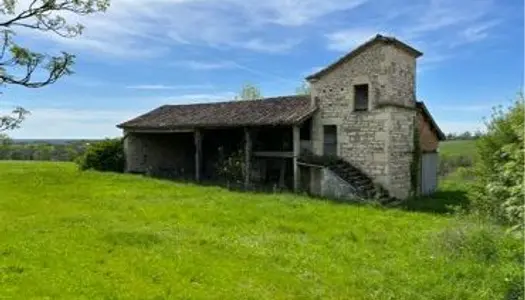 Grange pigeonnier en pierre du quercy hangar et écurie 