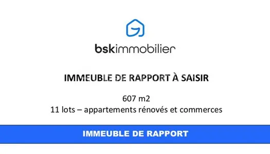 Immeuble de rapport 607 m²