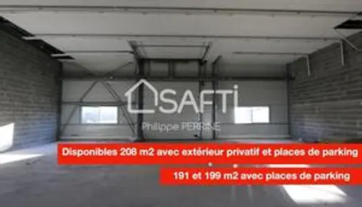 Locaux d'activité Douvres la délivrande 208 m2 avec extérieur privatif