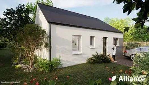 Projet de construction d'une maison neuve de 67.6 m² avec terrain à SAUMUR (49) 