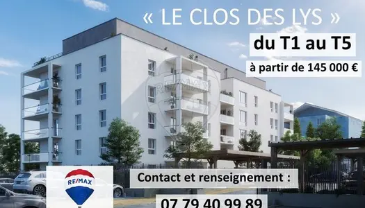 Appartement 3 pièces 63 m² 