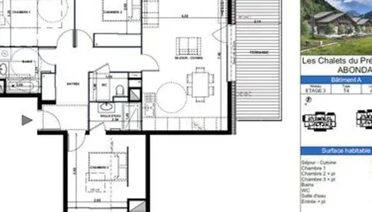 Appartement 4 pièces 85 m²