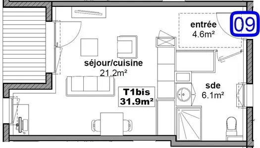 Appartement Neuf Villenave-d'Ornon 1p 32m² 175000€
