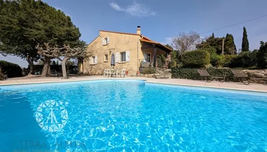 Splendide villa avec vues mer, Canigou, Albères