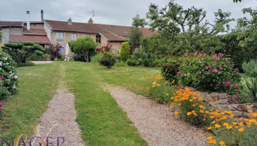 Charmante maison de bourg, grands volumes, vue panoramique, jardin paysager 