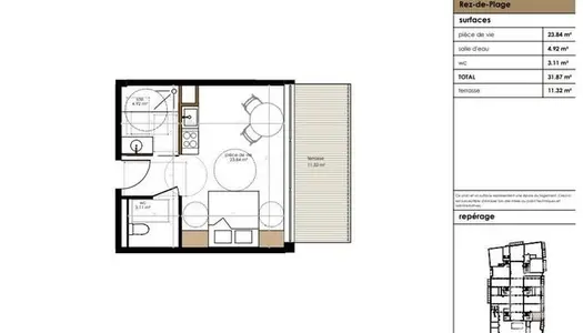 Appartement 1 pièce 67 m²